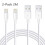 (2pcs) (2-Pack) 2 meter Lightning compatible with iPhone Charging Cable (Extra Long) 2M (2-PACK) 1