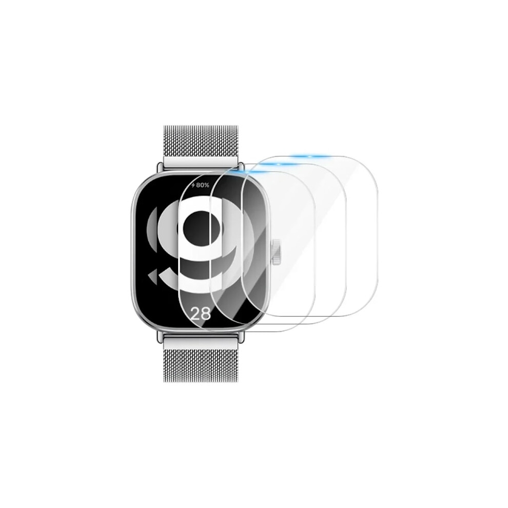 Tempered Glass Screen Protector 3-Pcs For Compatible With Xiaomi Redmi Watch 5 Active, Anti-Scratch Protective Film 9482726599036