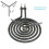 GE Electric Range Burner Element Kit 4 Pack (2, 6") WB30M1 (2, 8") WB30M2 4