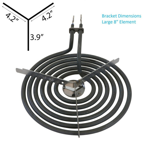 GE Electric Range Burner Element Kit 4 Pack (2, 6") WB30M1 (2, 8") WB30M2 1