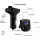 FM transmitter X8 with Bluetooth and handsfree Black 4
