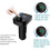FM transmitter X8 with Bluetooth and handsfree Black 3