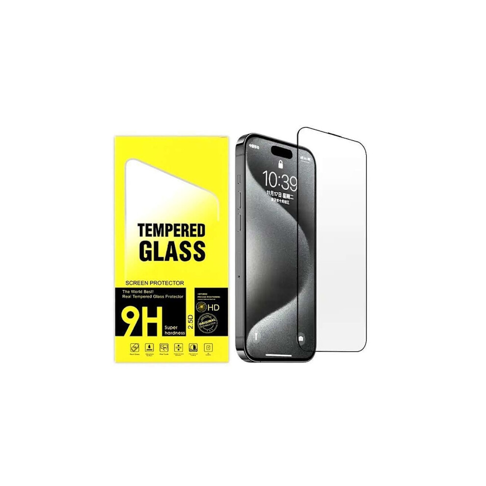 2Pcs Tempered Glass Compatible With Iphone 15 Pro Max - Screen Protector Transparent Compatible With Iphone 15 Pro Max 9482828993121