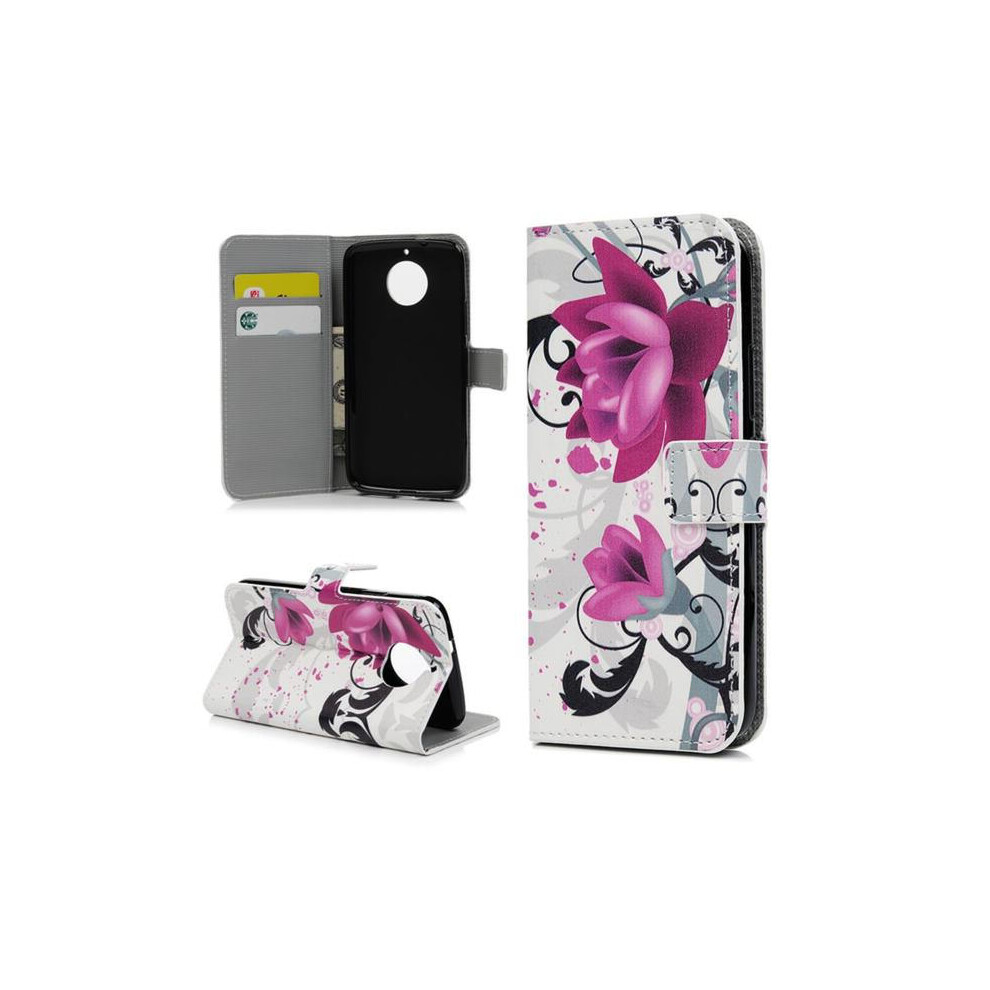 Wallet Case Moto G5s Plus Â Lotus 9482828993084