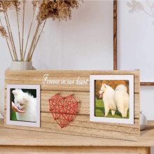 Ramă foto romantică YiFudd pentru cupluri de iubite - Ramă foto romantică - Ramă foto pentru un cadou de aniversare sau logodnă, meșteșuguri