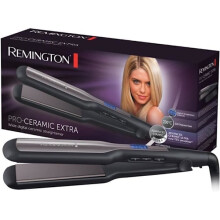 Remington S5525 Glätteisen, Glätteisen XL mit fortschrittlichen Keramik-Schwimmplatten, einstellbarer Temperatur, Einzel-Glätteisen