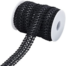 10 yarzi Grimp împletitură asortată dantelă 25mm plat Centipede dantelă panglică țesută decorativă lucrată manual de bază cusut crafting