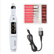 Teennagelvijl voor dikke teennagels, manicure- en pedicureset, professioneel, wit.