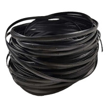 32m Reparatieset voor tuinmeubelen, zeer sterk kunststof rotan, plat, draagbaar, nieuw (FMY) zwart