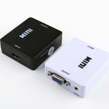 Tiontaire Mini SUSUchens HW2109comhoiriúnach le VGA le Cábla Muirir USB Dubh