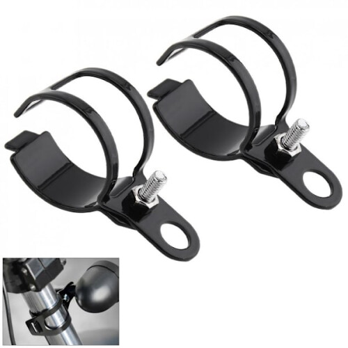 Motorrad-Blinkerhalterung (2 Stück) Passend für 30-45 mm Vorderradgabel Roller 2
