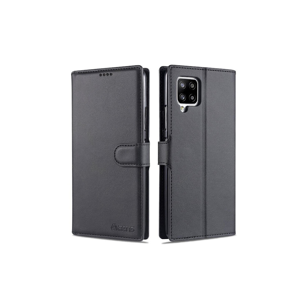 Compatible With Samsung Galaxy A42 - Practical Wallet Case Black 9482828374043