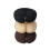 Hair Bun Maker Set with Flexible Sponge Core, Secure Hold, Quick Loop Closure, 3 Colors 1