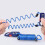 Scooter Cable Lock Heavy Duty Adjustable AntiTheft Retractable Security for Electric Scooter and Motorcycle Helmet Blue 5