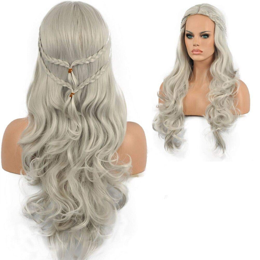 Unisex Cosplay Wig Spiral Curly Synthetic Adjustable Fit