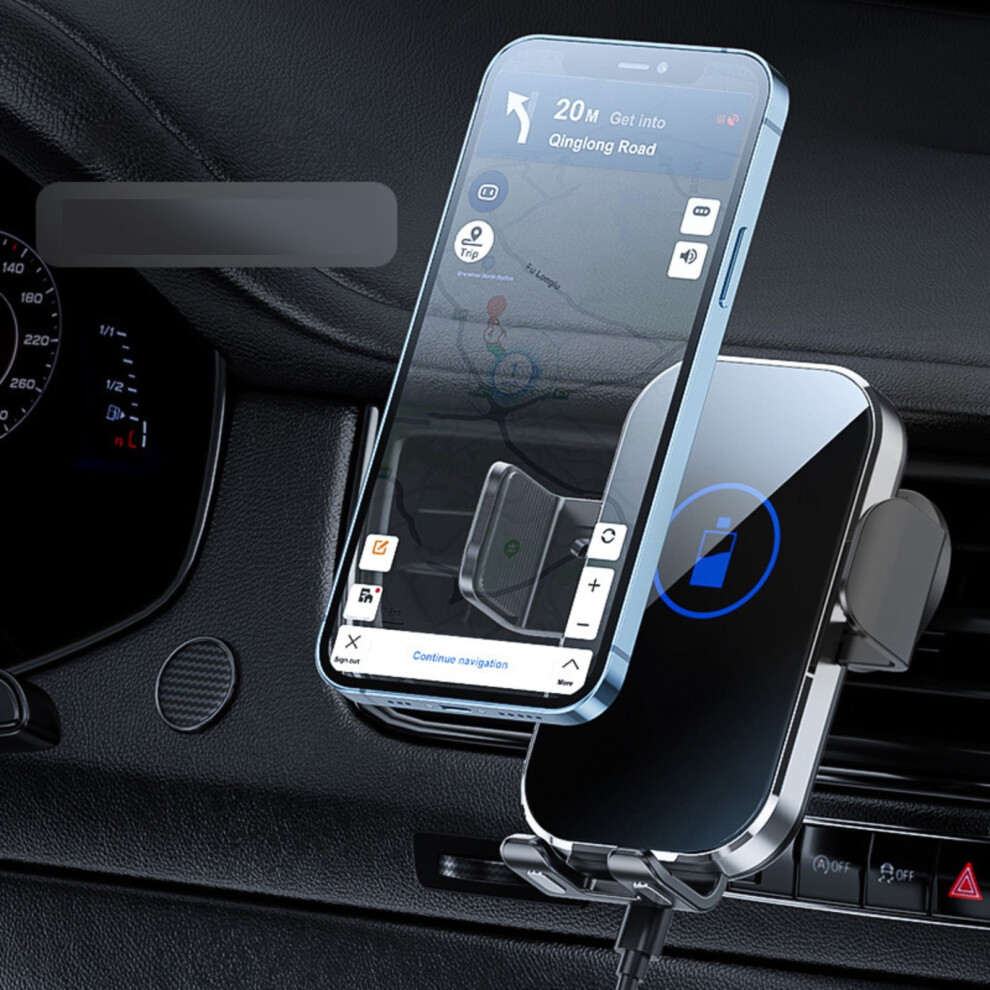 Car Vent Wireless Charger Mount Auto Sensing 15W Fast Charging Smart Navigation Holder For Mobile Phones 9482726603085