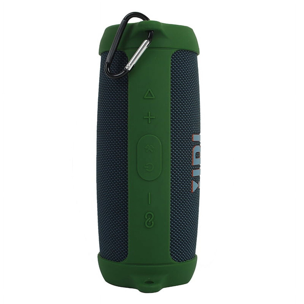Protective Case For Compatible With Jbl Charge 5, Silicone Cover With Strap & Carabiner, Soft Travel Pouch 9482726603689