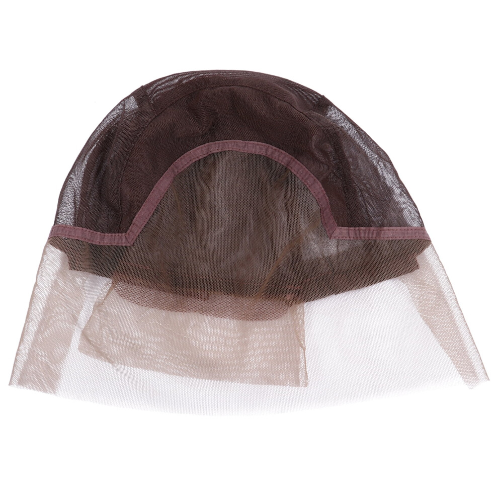 Eease Braided Lace Front Wig Cap For Wig Making - Coffee Brown