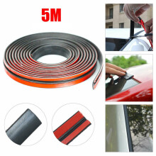 5M Car Windshield Roof Rubber Insulation Seal Strip Edge Protector Sealing Trim