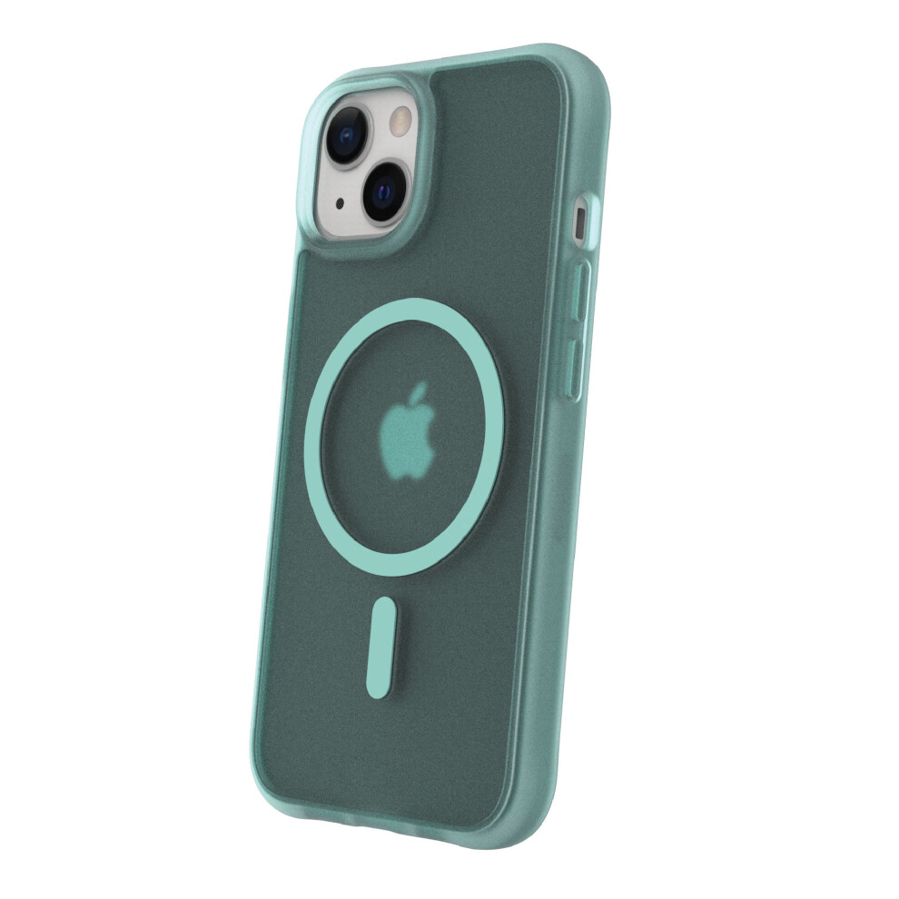 Magsafe Compatible Phone Case For Compatible With Iphone 13 - Frosted Teal Blue 9482726605157