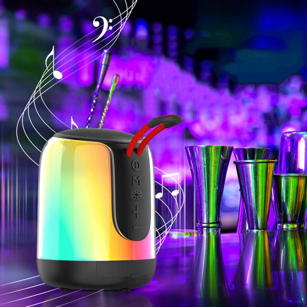 Gnobogi Bluetooth Speaker, Portable Wireless 5.3, Enhanced Bass, Color Lights, For Parties, Travel, Home, Outdoor 9482726604952