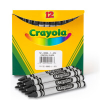 Crayola Black Bulk Crayons 12 Count 1 Pack of 3 Piece