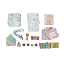 Fujifilm Mini 11 Instant Camera Accessories Kit - Daisy Color, Case, Stickers, Frame & More - Compatible with Fujifilm Mini 11