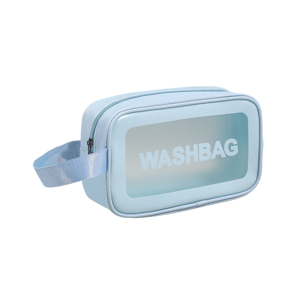 Cosmetic Bag Portable Transparent Visible PVC Korean Style Travel Desktop Makeup Storage Bag for Household