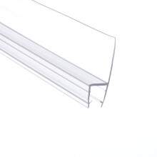 Frameless Glass Shower Door Seal Strip 79' Side Panel Clear Polycarbonate for 3/8' Doors