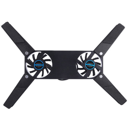 Rotatable USB Fan Cooling Pad Notebook Cooler Computer Stand for 8-14 PC Laptop Peripherals