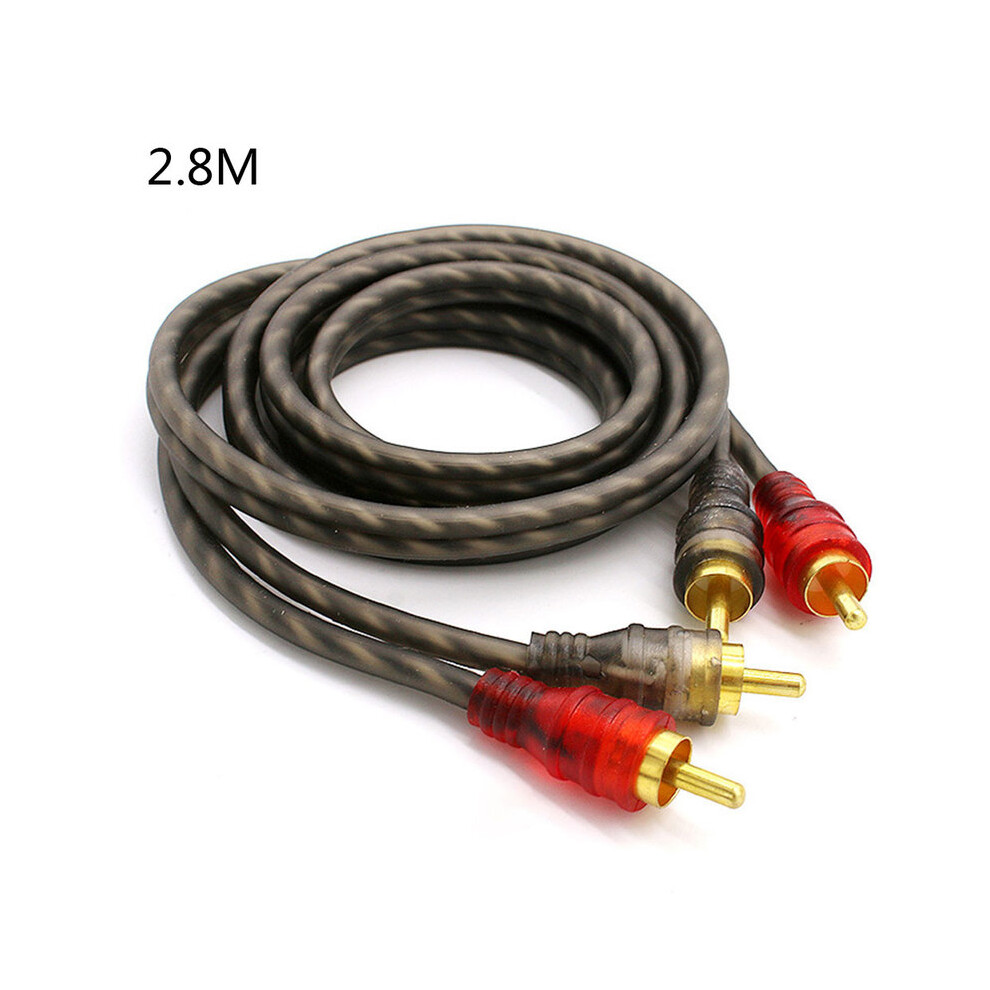 Audio Cable Copper Audio Cord Line Amplifier Braided Cable For Car Audio System 9175034962585