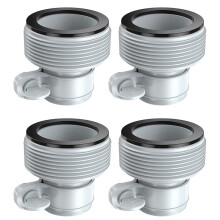 1.25 inch to 1.5 inch Pool Pumps Adapters Hose Connector Cleaning (4pcs) Water Sports Accessories