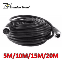 Cavo di prolunga impermeabile per telecamera CCTV per veicoli aeronautici a 4 pin da 5 m/10 m/15 m/20 m - Cavo video aeronautico a 4 pin