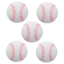5pcs Soft Baseballs PU Foam 9 Inch Safe Indoor Outdoor Training Balls for Kids Beginners