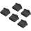 5pcs Silicone Protectors Port Anti Dust Cap Cover Black 1