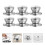 Eease 6pcs Universal Pot Lid Cover Knob Handle Replacement for Kitchen Cookware 3