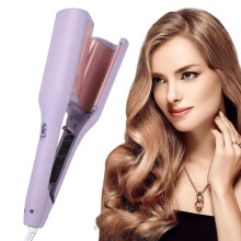 32mm Curling Wand with Adjustable Temperature for Deep Wave Voluminous Hairstyles Travel Use