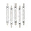 5-pack R7s118mm400W230V, R7s Halogen Linear Light Source, Dimmable Halogen Lamp for Construction Work400W 1