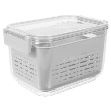 Frutero pequeño Refrigerador Contenedores de almacenamiento Cesta divisora Cajón para verduras hueco