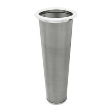 Hariumiu finmasket kaffefilter i rustfrit stål til glas med bred åbning, holdbar fødevaregodkendt, ideel til iste og kaffe