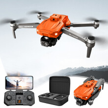 lulshou Drone met camera, FPV borstelloze motor, 2.4G RC quadcopter met LED, nachtzicht, pan-tilt, hoogtebehoud en obstakeldetectie.
