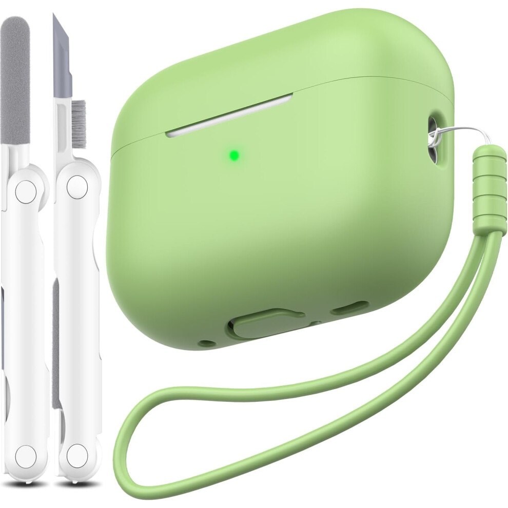 For Compatible With Airpods Pro 2Nd Generation Case Cover, Military Grade Anti-Fall Soft Silicone Shock-Absorbing For Compatible With Airpods 9482828379291