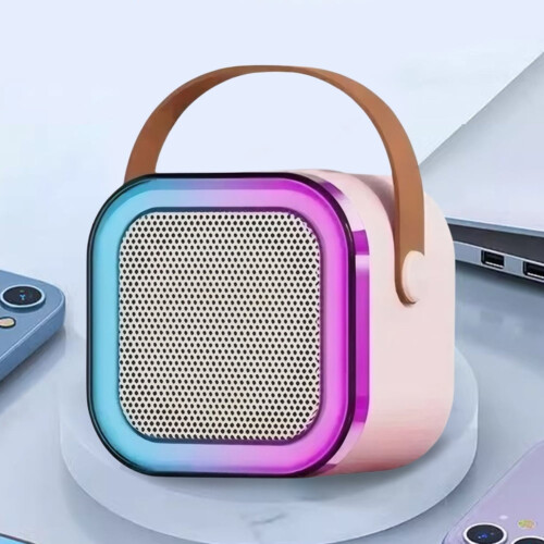 jixopn Συμβατό με Bluetooth 5.3 Φορητή μηχανή καραόκε με ασύρματο μικρόφωνο Μίνι ηχεία 2