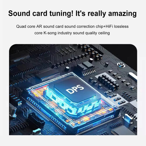 jixopn Συμβατό με Bluetooth 5.3 Φορητή μηχανή καραόκε με ασύρματο μικρόφωνο Μίνι ηχεία 1