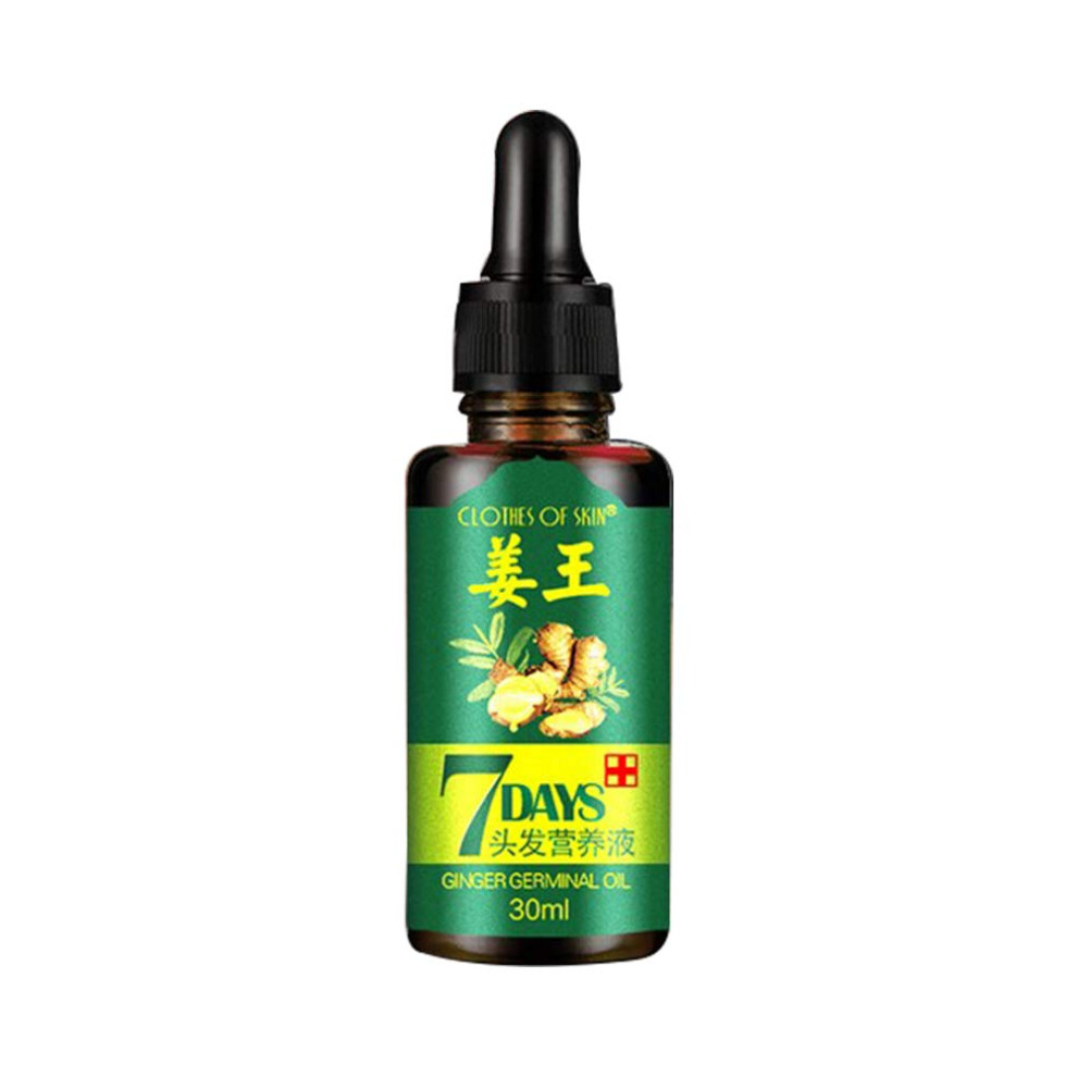 Ginger Hair Growth Serum 30ml Fast Regrowth Oil for Thinning Hair and Scalp Nutrition Care