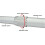 Projector Mount Bracket for Wall or Ceiling Installation, Extendable 2040cm Adjustable Hanger 2