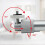 Projector Mount Bracket for Wall or Ceiling Installation, Extendable 2040cm Adjustable Hanger 3