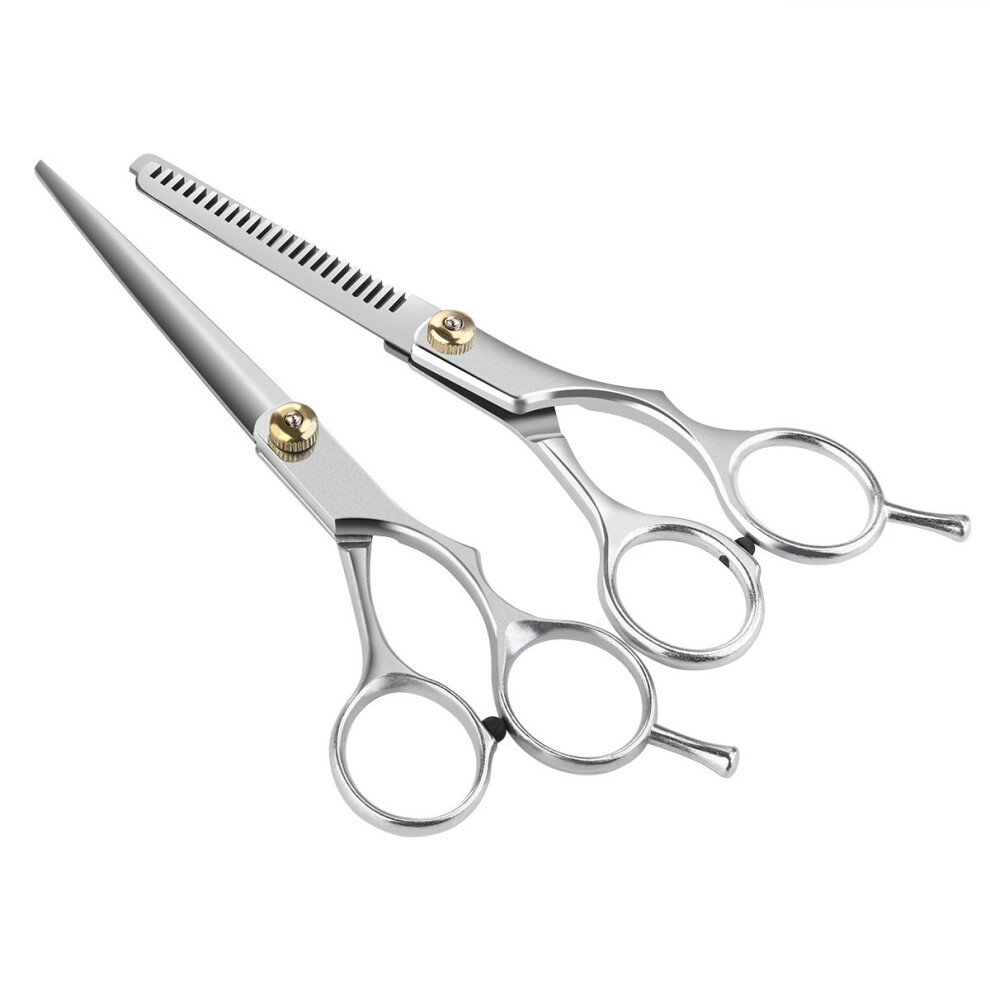 Professional Hair Cutting Scissors and Thinning Shears Set for Salon and Barber Styling