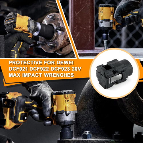 Impact Wrench Protective Boot for DEWALT DCF921 DCF922 DCF923, Shockproof 20V MAX Tool Cover 2