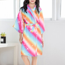 Herrnalise Children Baby Kid Girl Print Summer Kimono Robes hrobe Sleepwear Clothes Coat